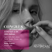 From April 13th-15th, Laboratoire Revitacare will attend the 53th Edition of the International Esthétique & Spa Congress. This French prestigious event, gathers around 250 exhibitors every year, and is considered one of the most important events dedicated to beauty, well-being and spa sectors. Is the greatest place to discover the latest innovations, attend conferences and exchange ideas.
We will be presenting our cosmetics and technologies, providing information and answering your questions.
Joins us at Paris Parc des expositions, Porte de Versailles Booth J56, Paris, France. 
#LaboratoireRevitacare#Revitacare#sterilecosmetics #Aestheticmedicine#Esthetique&Spa #Worldcongress#Paris#Skincare #Cosmetics